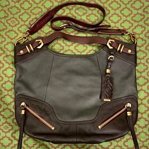 orYany Leather Satchel Bag